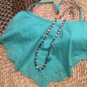 Teal Bathing Suit Top