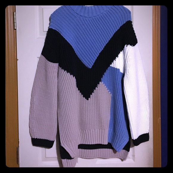 Color Block Brand New H&M Sweater - Picture 1 of 1