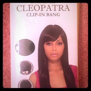 100% Human Hair Cleopatra Clip in Bang