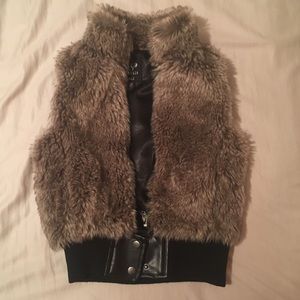 Full Tilt faux fur vest