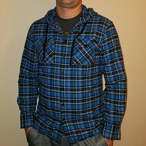 Oakley Mens Hooded flannel