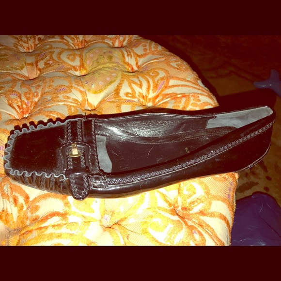 Fendi flat black shoes