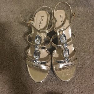 Never worn Kelly&Katie wedges