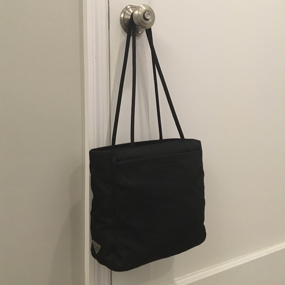 Black Prada nylon shoulder bag