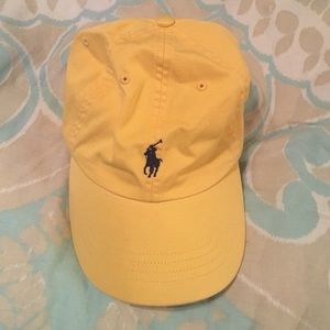 Yellow polo hat