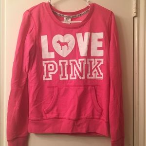 *SALE* Victoria's Secret hotpink sweatshirt size S