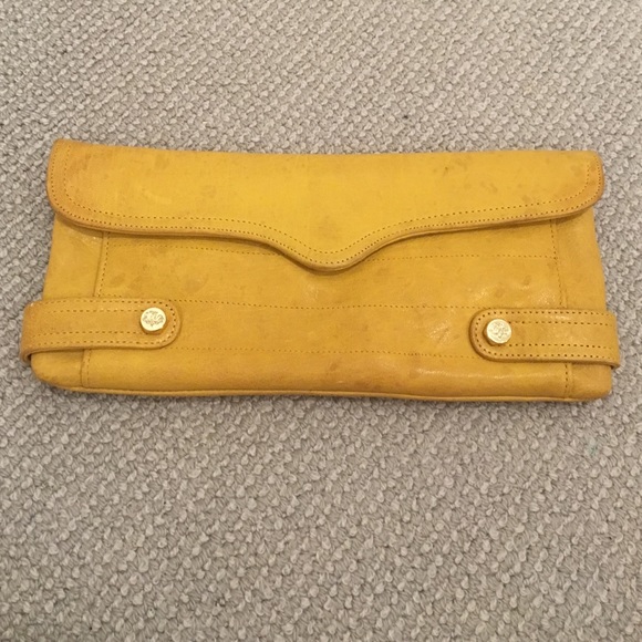 Yellow Rebecca minkoff clutch