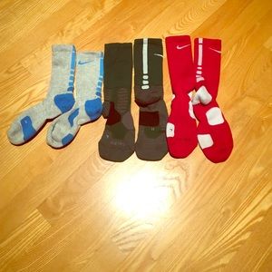 Three Pairs Nike Elite Socks