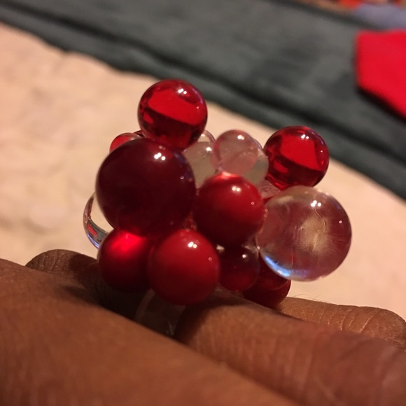 ๐๐Red/Clear Lucite ๐๐ - Picture 3 of 4