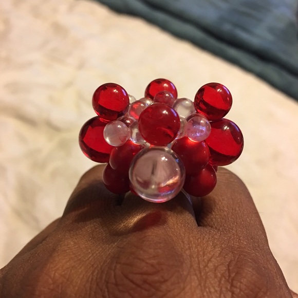 ๐๐Red/Clear Lucite ๐๐ - Picture 4 of 4