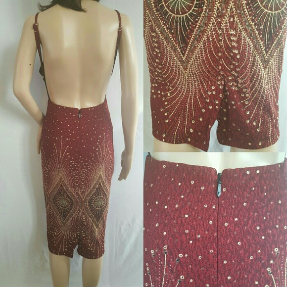 Backless midi dress - Picture 3 of 5