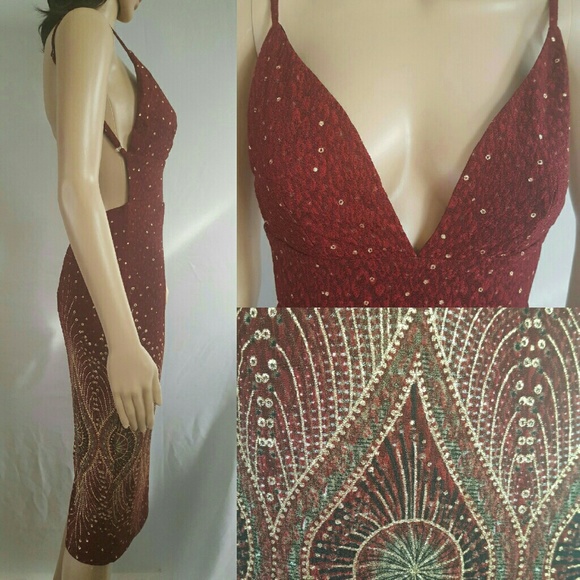 Backless midi dress - Picture 4 of 5