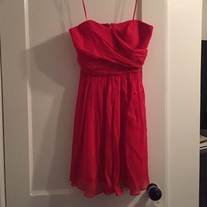 J.Crew crinkle chiffon bridesmaid dress