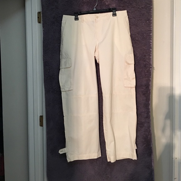 Ralph Lauren White Cargo Pants.