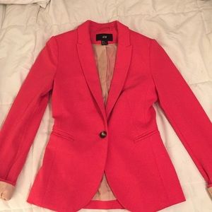 H&M hot pink blazer
