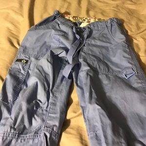 Koi blue/ purpleish scrub pants