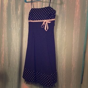 Black with pink polka dots!