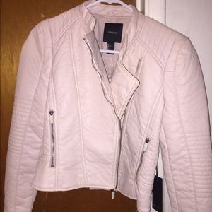 NWT. Faux leather jacket. Brand new. Light pink.