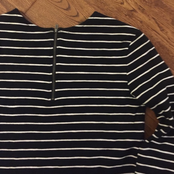 Merona Black & White Stripe Tunic - Picture 2 of 2