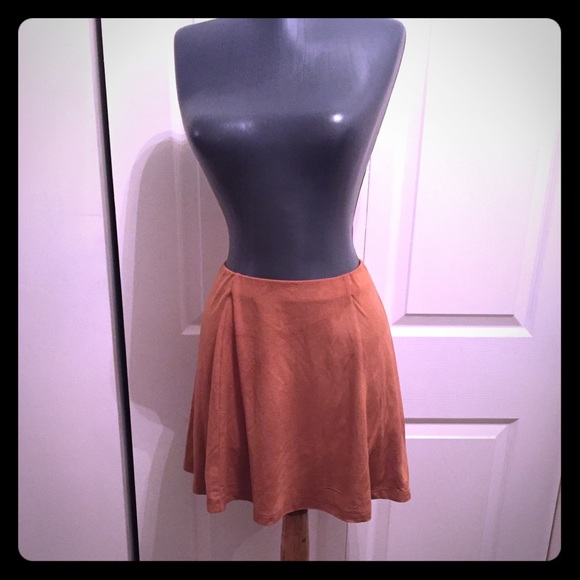 Forever21 faux suede skirt