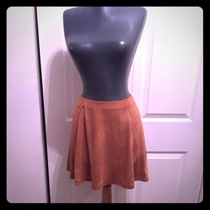 Forever21 faux suede skirt
