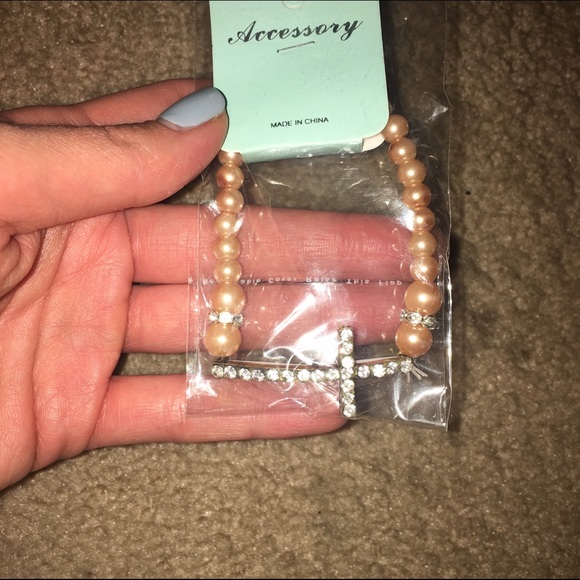 New Sideways Cross Bracelet