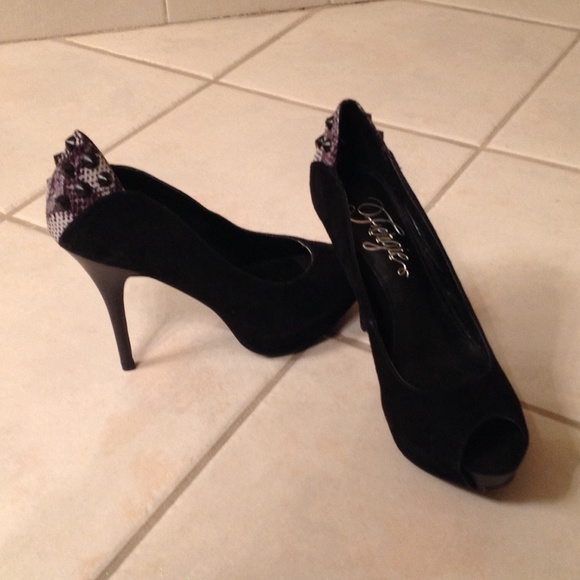 Black high heels