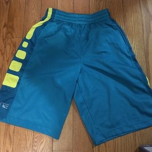 🏀Nike real and yellow elite basketball shorts