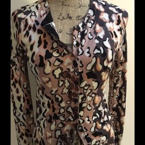 DVF leopard print sweater