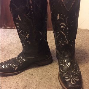 Women's Roper square toe boots
