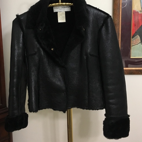 Dolce & Gabbana Jackets & Blazers - Dolce & Gabbana gorgeous leather jacket