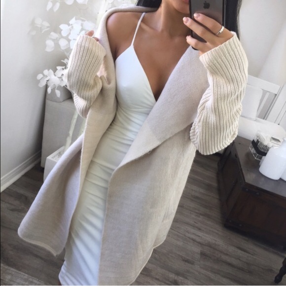Beige 5th Avenue Cardigan