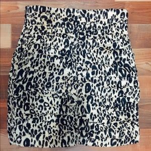 H&M Cheetah print skirt