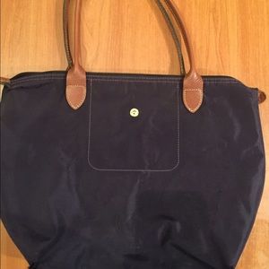 Deep purple Longchamp bag