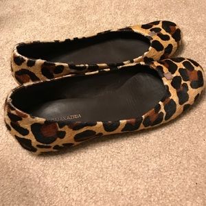 BCBGMAXAZRIA Leopard Print Ballet Flats
