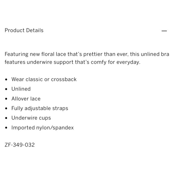 [pink vs] lace date unlined bra - Picture 7 of 8