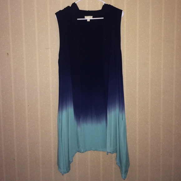 Blue ombre cardigan.