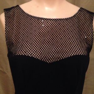 L'Agence Black Dress Embellished