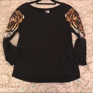 Forever 21 Tiger Print Sweater