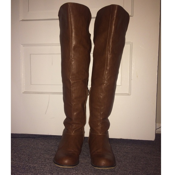 Breckelles Tenesee-17 Cognac Over-The-Knee boot