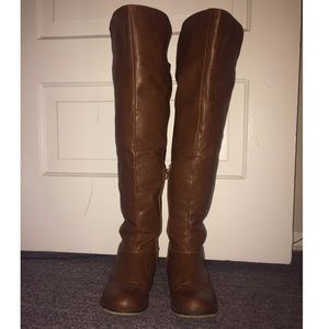 Breckelles Tenesee-17 Cognac Over-The-Knee boot
