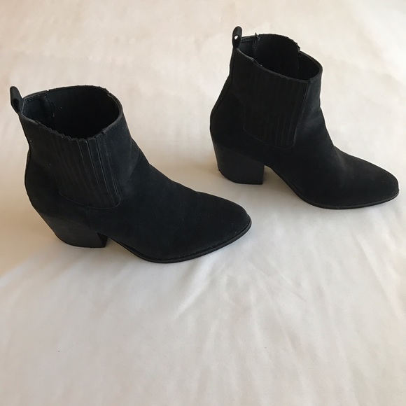 Black ankle boots