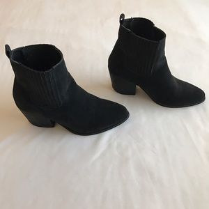 Black ankle boots