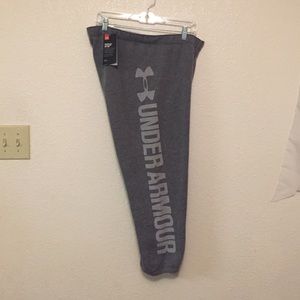 Under Armour sweat pants as top