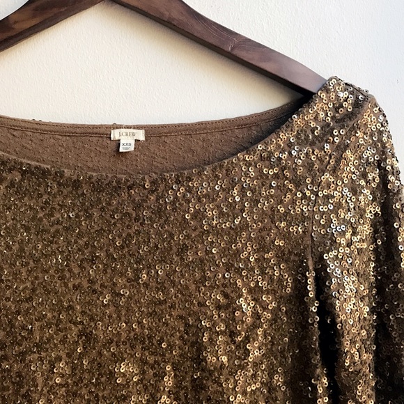 🎉HP🎉J.Crew Glimmer Long-sleeve Tee XXS - Picture 3 of 4