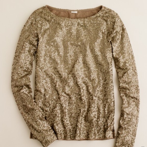 🎉HP🎉J.Crew Glimmer Long-sleeve Tee XXS - Picture 4 of 4