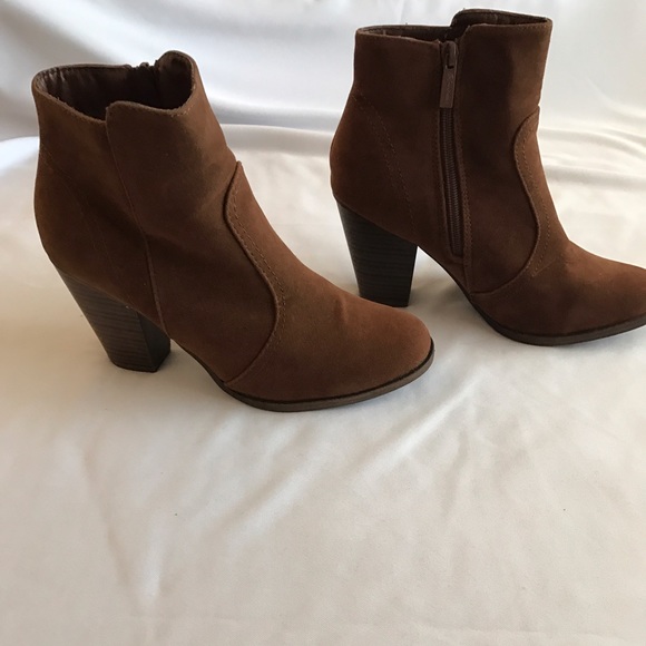 Tan ankle boots