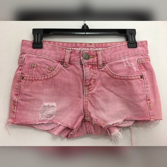 Mossimo Pink Denim Mini-shorts - Picture 1 of 3