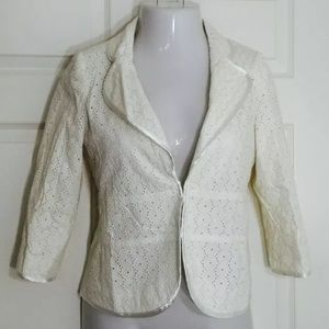 Banana Republic Eyelet Jacket