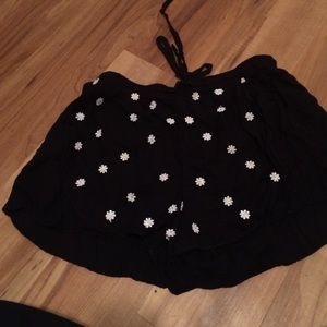 Daisy Print Soft Shorts